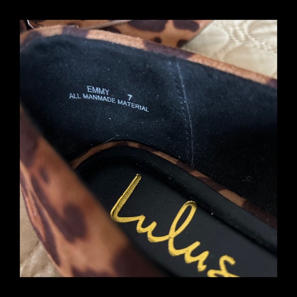 Lulu’s Leopard Print Emmy Pointed Flats - Picture 4 of 6